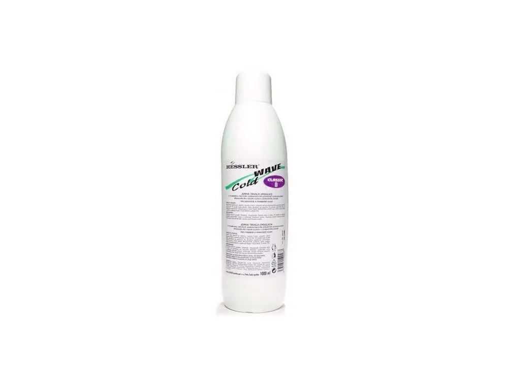 Výprodej HESSLER Cold Wave Classic 0 - jemná trvalá ondulace pro obtížně ondulovatelná vlasy 1000ml