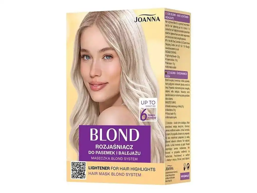 JOANNA Blond Lightener - blond melír na vlasy zesvětlující o 6 tónů Nejprodávanější