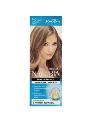 Autentický JOANNA Naturia Platinum Blond 4-6 Tones - platinový melír na vlasy