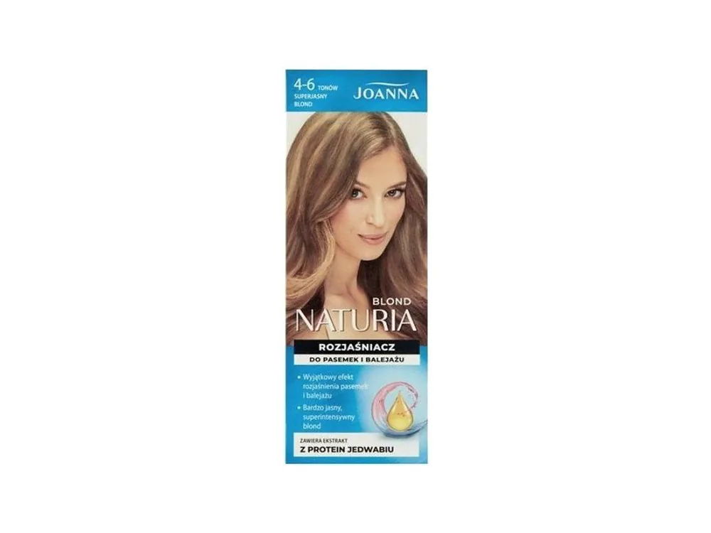 Autentický JOANNA Naturia Platinum Blond 4-6 Tones - platinový melír na vlasy