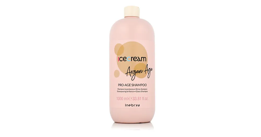 Finální Výprodej Inebrya Ice Cream Argan Age Pro-Age Shampoo 1000 ml