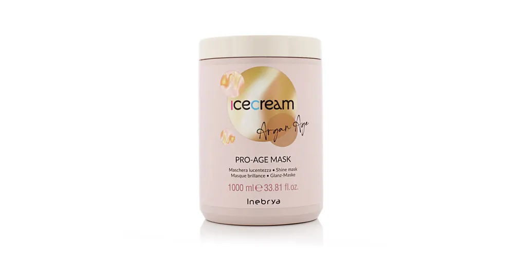 Inebrya Ice Cream Argan Age Pro-Age Mask 1000 ml Omezená Nabídka