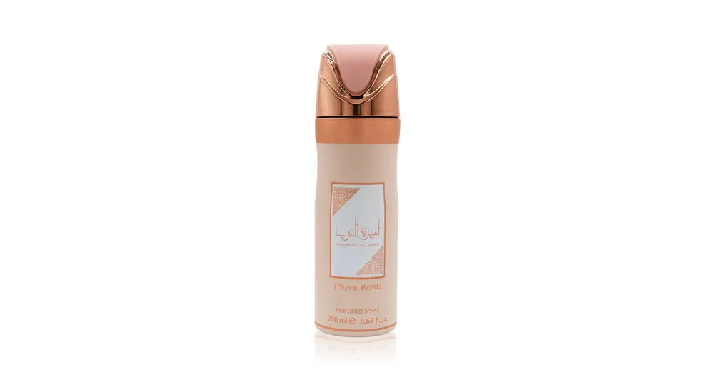 Značkový Lattafa Ameerat Al Arab Prive Rose DEO ve spreji 200 ml W .