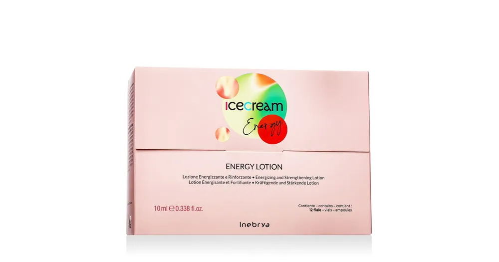 Novinka Inebrya Ice Cream Energy Lotion Ampoules 12 x 10 ml