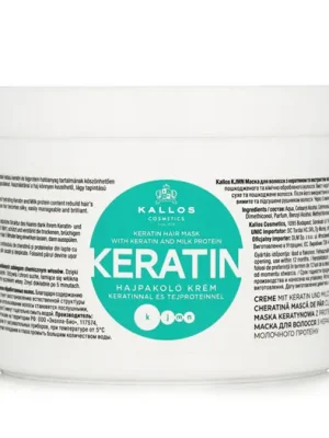 Kallos Keratin Mask With Keratin And Milk Protein 500 ml Sezónní Sleva
