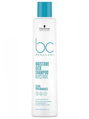 SCHWARZKOPF BC Moisture Kick Shampoo 250ml - šampon pro suché vlnité a trvalené vlasy Doprava Zdarma