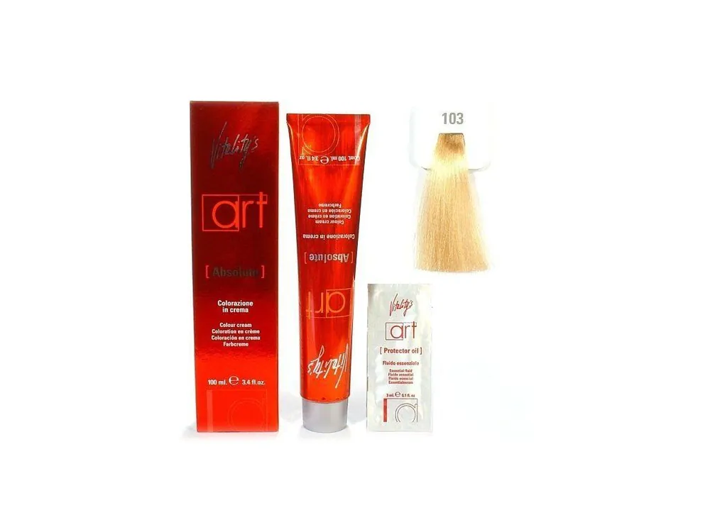 Výhodná Nabídka VITALITYS Art Absolute Barva na vlasy s leskem - ultra blond zlatá 103