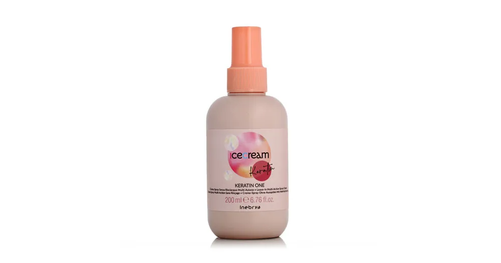 Inebrya Ice Cream Keratin Keratin One Leave-In Multi-Action Spray Cream 200 ml Přímo Od Výrobce