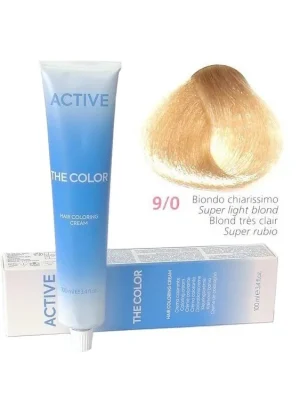 Nejprodávanější ACTIVE The Color Permanentní krémová barva na vlasy - Nejsvětlejší blond 9-0