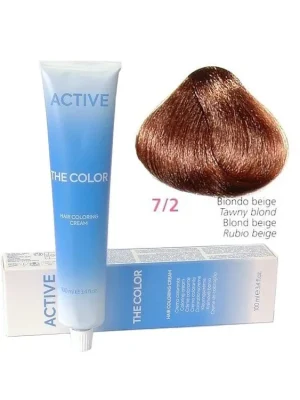 Nejlepší Cena ACTIVE The Color Permanentní krémová barva na vlasy - Béžový blond 7-2
