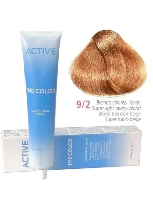 ACTIVE The Color Permanentní krémová barva - Nejsvětlejší béžový blond 9-2 Koupit Online