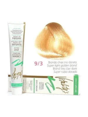 Výprodej VITALITYS Green Permanentní barva na vlasy - Nejsvětlejší zlatá blond 9-3