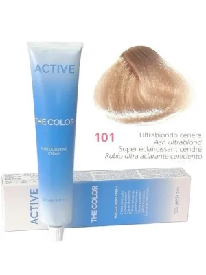 ACTIVE The Color Permanentní krémová barva na vlasy - Ultra blond popelavá 101 Must-Have