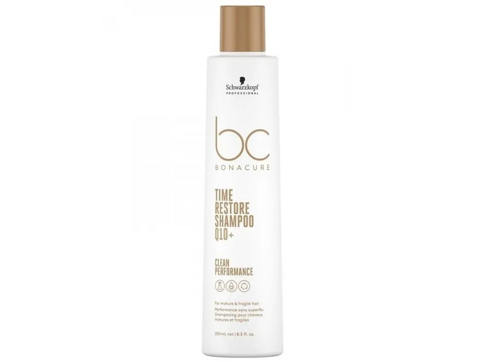 Aktuální SCHWARZKOPF Bonacure Time Restore Q10 Shampoo obnovující šampon s Q10250ml