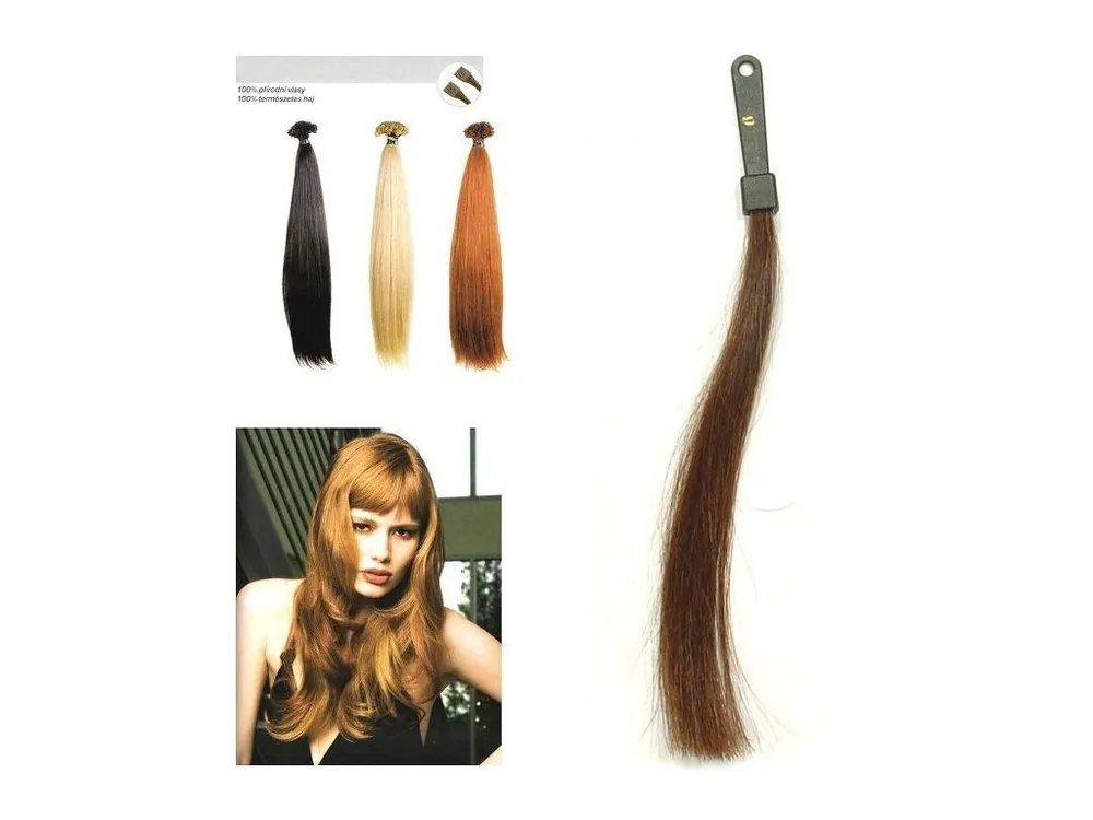 Objednat Nyní SO.CAP. Rovné vlasy Přírodní odstín 8001LC 35-40cm - středně hnědá 6
