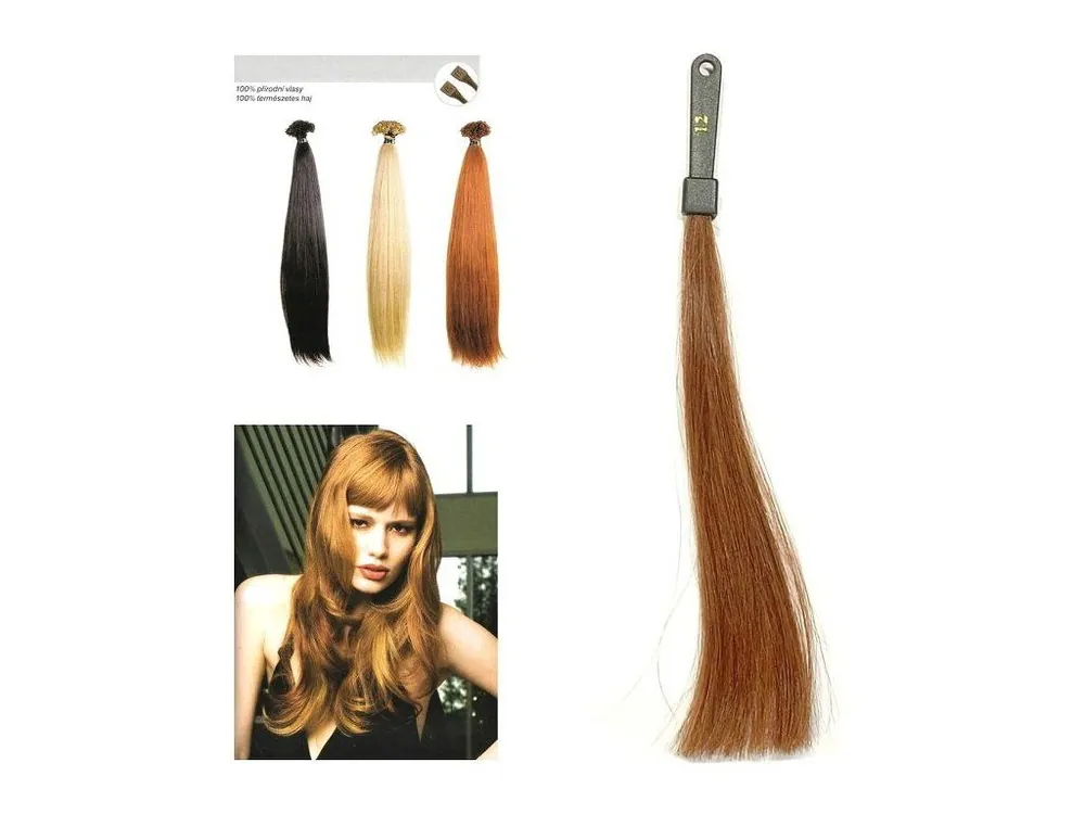 Vrácení Zdarma SO.CAP. Rovné vlasy Přírodní odstín 8001LC 35-40cm - střední blond 12