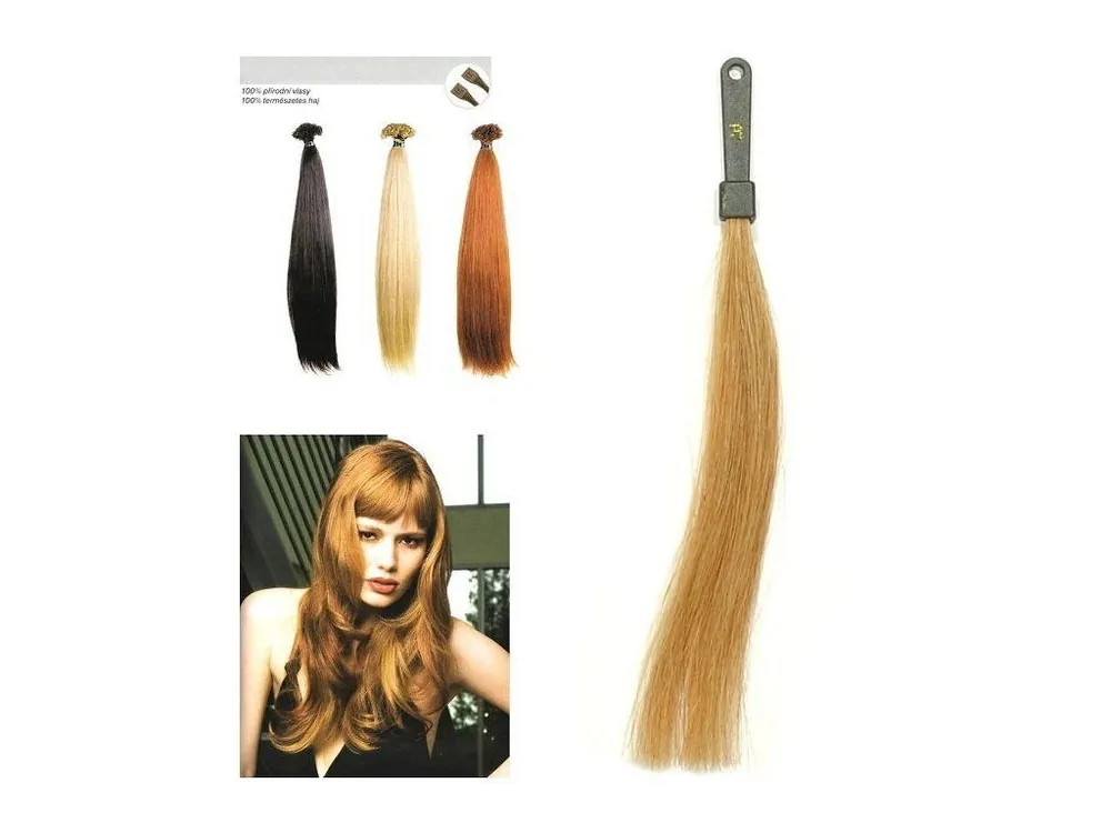 Sezónní Sleva SO.CAP. Rovné vlasy Přírodní odstín 8001LC 35-40cm- extra blond 26