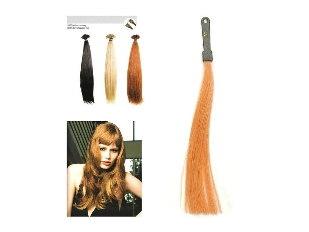 SO.CAP. Rovné vlasy Přírodní odstín 8001LC 35-40cm - světlá měděná blond 29 Kup Teď