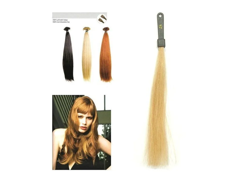 Oblíbený SO.CAP. Rovné vlasy Přírodní odstín 8000L 50-55cm - super blond 24