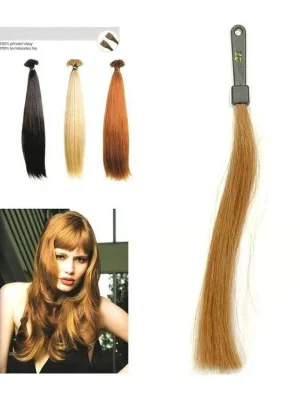 SO.CAP. Rovné vlasy Přírodní odstín 8000L 50-55cm - střední zlatá blond 27 Přímo Od Výrobce