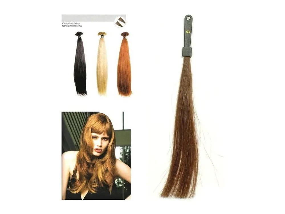 Cenový Hit SO.CAP. Rovné vlasy Přírodní odstín 8010XXL 65-70cm - tmavě plavá 8