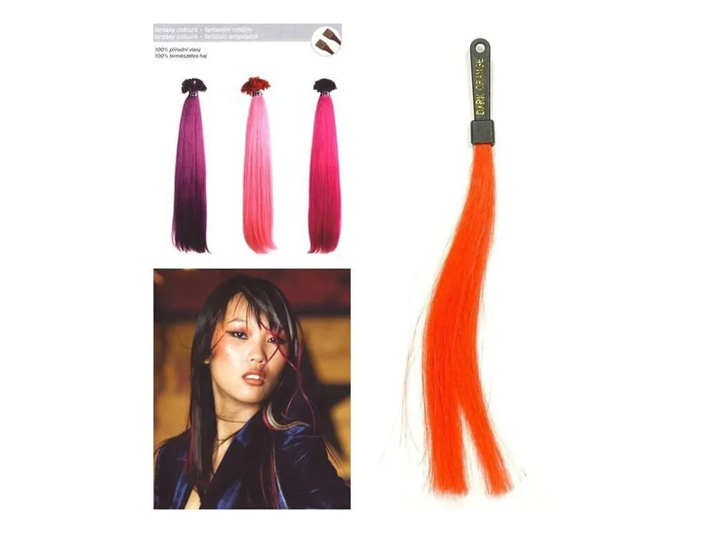 Must-Have SO.CAP. Rovné vlasy 8006F 50-55cm Fantazijní odstíny - Dark Orange