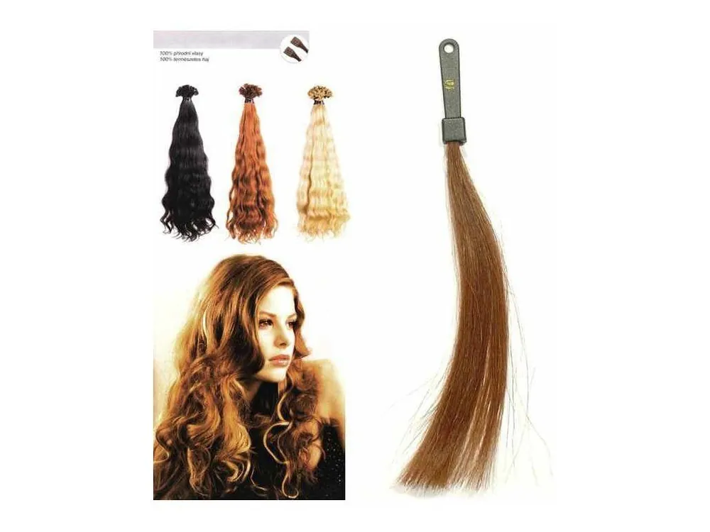 Horká Nabídka SO.CAP. Vlnité vlasy Přírodní odstín 8003MC 35-40cm - světle hnědá 10
