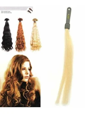 SO.CAP. Vlnité vlasy Přírodní odstín 8003MC 35-40cm - platinová blond 1001 Finální Výprodej