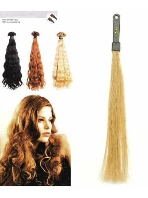 Cenově Výhodný SO.CAP. Vlnité vlasy Přírodní odstín 8003MC 35-40cm - zlatá DB4