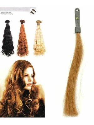 SO.CAP. Vlnité vlasy Přírodní odstín 8003MC 35-40cm - střední zlatá blond 27 Poslední Šance