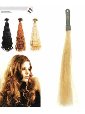 Novinka SO.CAP. Vlnité vlasy Přírodní odstín 8002M 50-55cm - super blond 24