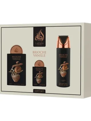 Finální Výprodej Lattafa Pride Brioche Vanille EDP 100 ml + EDP 20 ml + DEO ve spreji 200 ml UNISEX  .