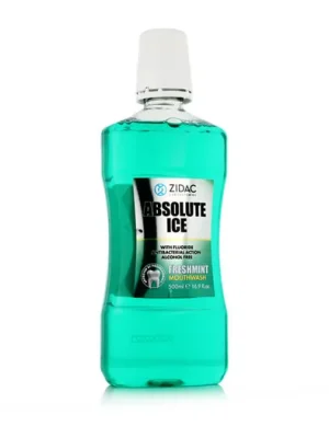Dokud Zásoby Vydrží Zidac Laboratories Absolute Ice Freshmint Mouthwash 500 ml