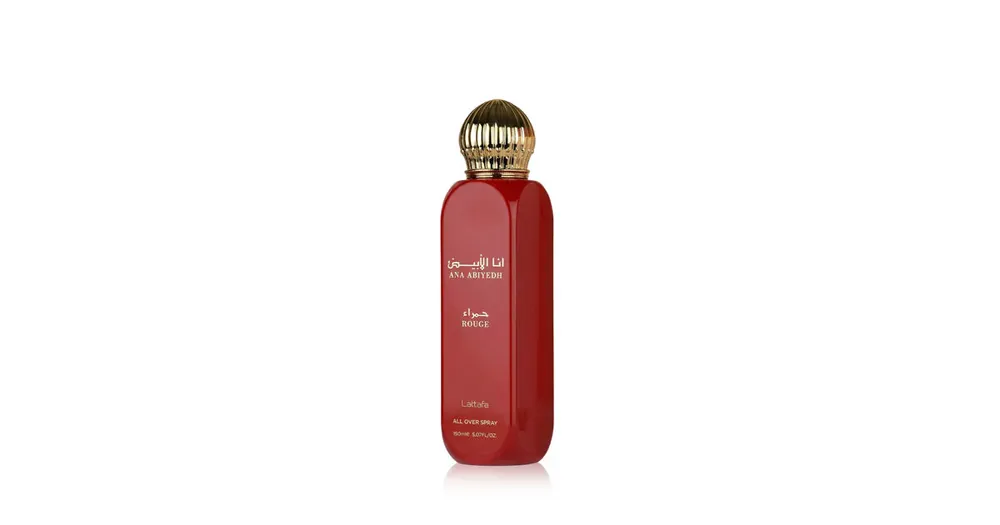 Dokud Zásoby Vydrží Lattafa Ana Abiyedh Rouge tělový sprej 150 ml UNISEX .