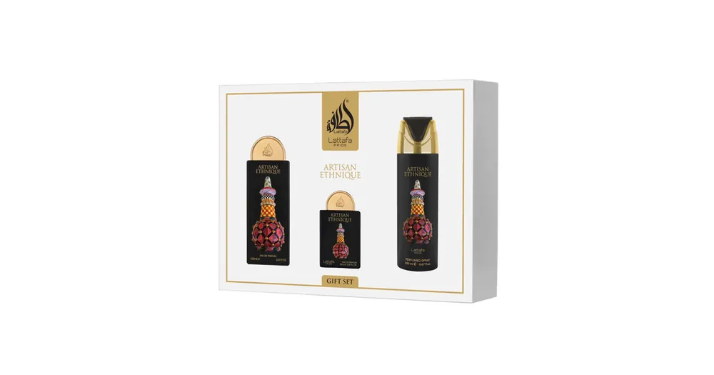 Bezpečná Platba Lattafa Pride Artisan Ethnique EDP 100 ml + EDP 20 ml + DEO ve spreji 200 ml UNISEX .