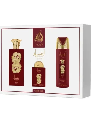 Poslední Šance Lattafa Pride Ansaam Gold EDP 100 ml + EDP 20 ml + DEO ve spreji 200 ml W .