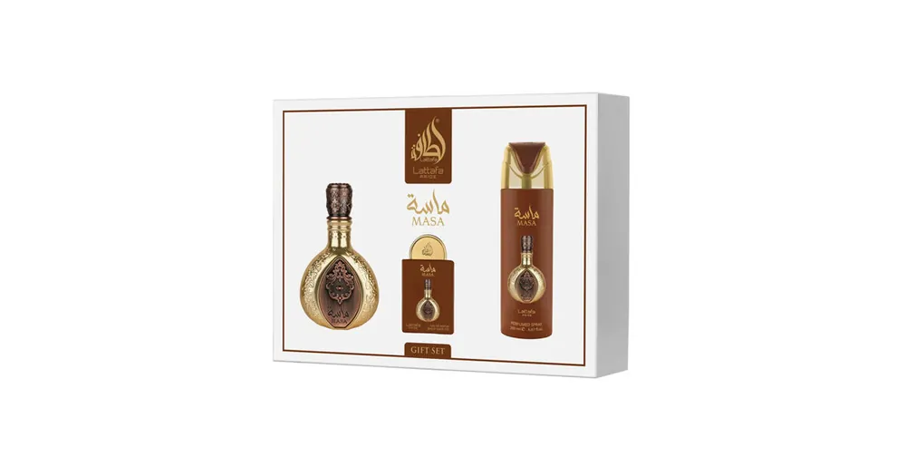 Originální Lattafa Pride Masa EDP 100 ml + EDP 20 ml + tělový sprej 200 ml UNISEX .