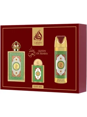 Sezónní Sleva Lattafa Pride Queen Of Arabia EDP 100 ml + EDP 20 ml + DEO ve spreji 200 ml W .