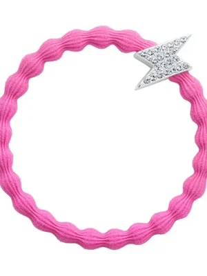 Nejlepší Cena By Eloise London Silver Diamante Bolt Neon Pink .