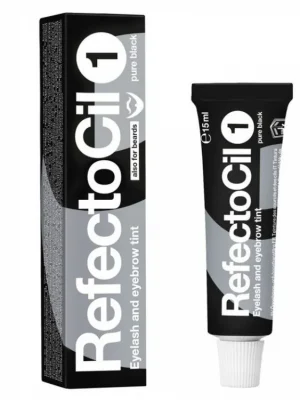 REFECTOCIL č.1 PURE BLACK - Profesionální barva na řasy, obočí a vousy 15ml - Černá Expresní Doručení