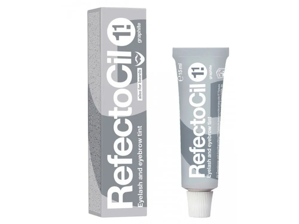 REFECTOCIL č.1,1 GRAPHITE - Profesionální barva na řasy, obočí a vousy 15ml - Grafitová Přímo Od Výrobce