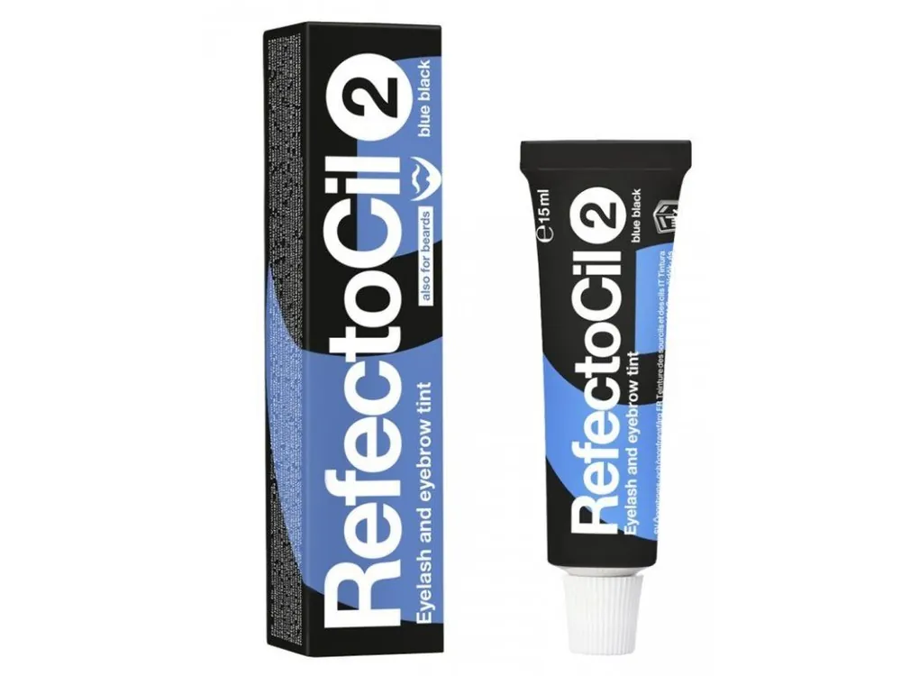 REFECTOCIL č.2 BLUE BLACK - Profesionální barva na řasy, obočí a vousy 15ml - Modročerná Cenový Hit
