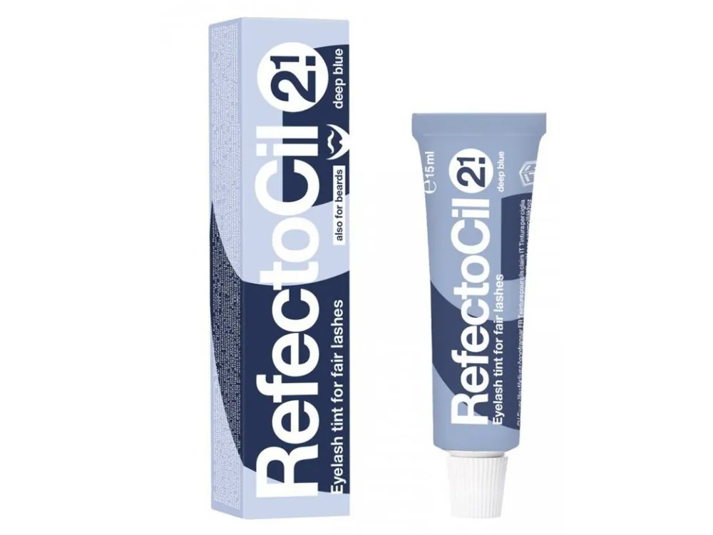 REFECTOCIL č.2,1 DEEP BLUE - Profesionální barva na řasy, obočí a vousy 15ml - Modrá Ihned K Objednání