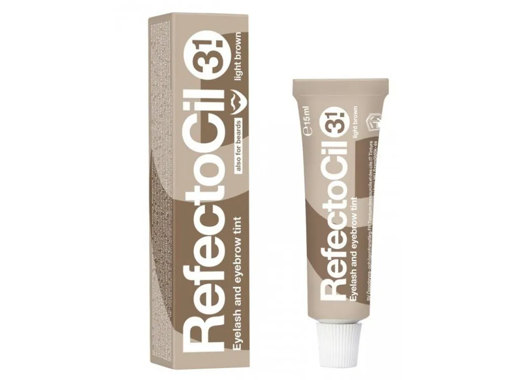 Levný REFECTOCIL č.3,1 LIGHT BROWN - Profesionální barva na řasy, obočí a vousy 15ml - Světle hnědá