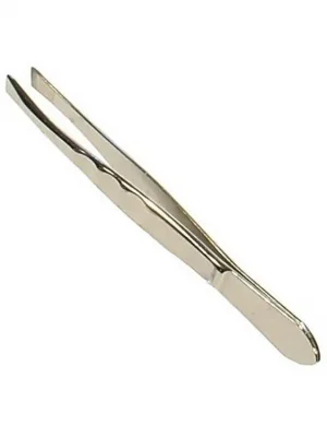 Značkový DUKO Pinzety Pinzeta šikmá LUX - nerezová 8cm