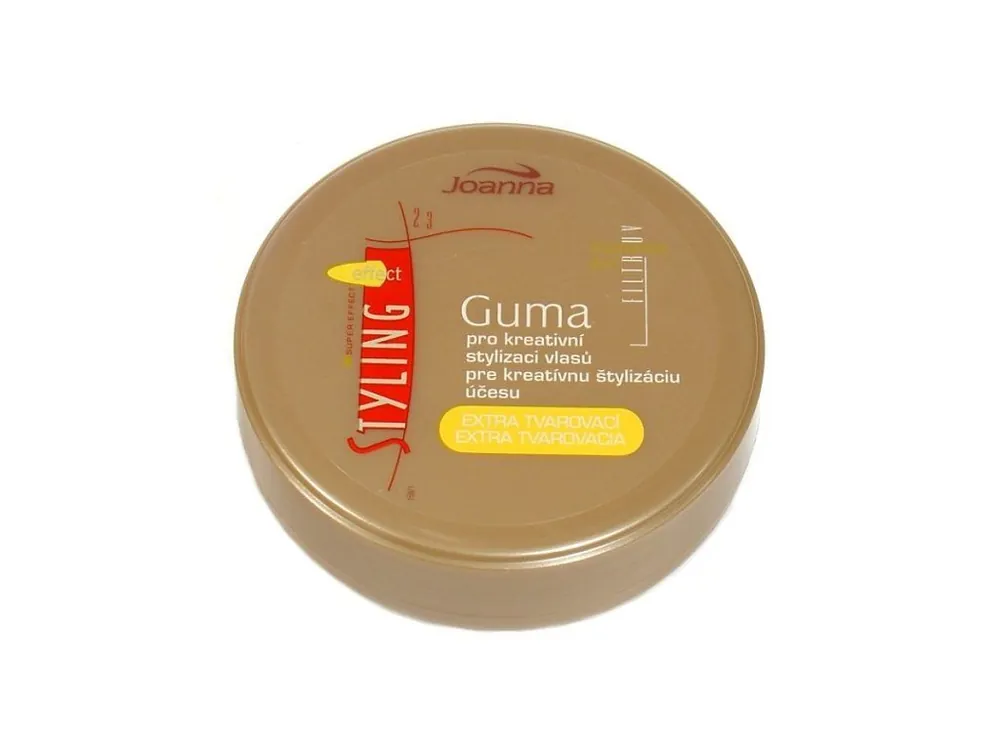 Oblíbený JOANNA Styling Guma pro stylizaci vlasů - extra tvarovací 100g
