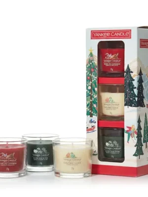Yankee Candle 3 Mini Filled Votive Christmas Classics Set . Výprodej