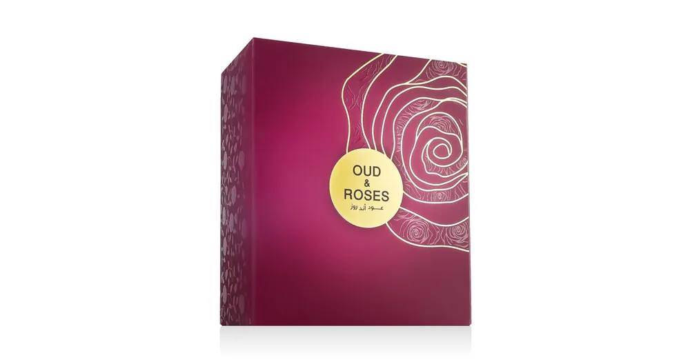Výprodej Ahmed Al Maghribi Oud & Roses Extrait de Parfum 60 ml UNISEX .