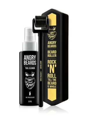 Nejlepší Volba Angry Beards Beard Roller + Tool Cleaner 50 ml