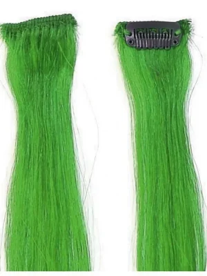 SIMPLY PERFECT Trendy 4ks - Vlasy na prodloužení Human Hair 47cm na sponě - Green Cenový Hit